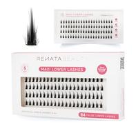 Renata Beauty Maxi Faux Cils Inférieurs - Multipack de 84 pièces, Longueur Uniforme de 8mm, Renforcement Dramatique Sous les Yeux, Application Facile, Parfaits pour des Looks Audacieux