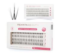 Renata Beauty Soft Touch Faux Cils - Multipack de 76 pièces, Longueurs Mixtes (10mm, 12mm, 14mm), Volume Doux, Application Facile, Idéals pour un Effet Yeux Subtil et Doux