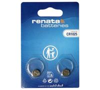 Renata Boîte de piles bouton CR 1025 3 V 2 pc(s) 30 mAh Li-MnO2
