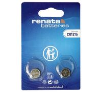 Renata Boîte de piles bouton CR 1216 3 V 2 pc(s) 25 mAh Li-MnO2