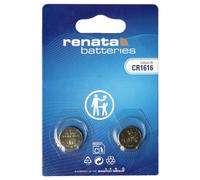 Renata Boîte de piles bouton CR 1616 3 V 2 pc(s) 50 mAh Li-MnO2