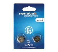 Renata CR1616, 1616 Pile Bouton Lithium 3V (1 x Lot de 2) - 2 Piles