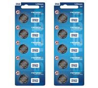 Renata CR1632 Lot de 10 piles bouton au lithium 3 V