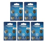 Renata Pile bouton au lithium CR2016 3V – précision suisse extra plate – Lot de 5 x 4 (20 piles)