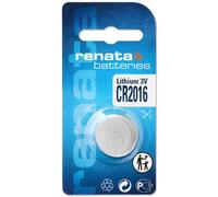 Renata CR2016 3V Lithium pièce cellule montre batterie DL2016, Rec. p. 2016, BR 2016 (2 x CR 2016)