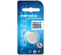 Renata CR2016 3V Pile Bouton Lithium Batterie Montre DL2016, Ecr 2016, Bracelet 2016 (1 X Cr 2016)