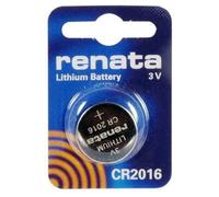 Renata CR2016 Lot de 2 piles