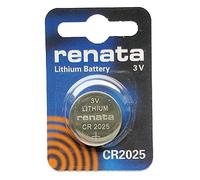 Renata CR2025 Lot de 3 piles bouton au lithium pour montre DL2025, ECR 2025, BR 2025 3 V