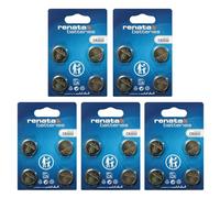 Renata CR2032, 2032 Pile Bouton Lithium 3V (5 x Lot de 4) - 20 Piles