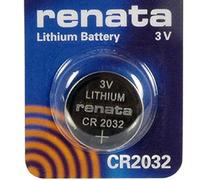 Renata CR2032 Lot de 5 Piles Bouton au Lithium 3 V pour Montre DL2032, ECR 2032, BR 2032