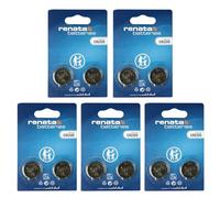 Renata Lot de 5 x 2 piles bouton CR2320 au lithium 3 V - Précision suisse pour appareils de fitness, clés de voiture et électronique spéciale