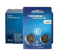 Renata Piles bouton lithium CR2430 3 V – Précision suisse pour clés et alarmes – Lot de 10 x 2
