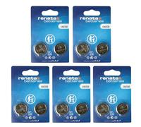 Renata Lot de 5 x 2 piles bouton au lithium CR2430 3 V - Précision suisse pour clés de voiture, alarmes et maison intelligente
