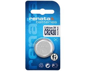Renata CR2430 Pile Bouton CR 2430 Lithium 285 mAh 3 V 1 pièce