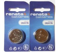 Renata Cr2477 N Batterylithium pièce de monnaie Cr2477 N 3 V 950 mAh [Lot de 2] Pro-Series (Multipack)