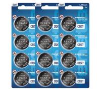 Renata CR2477N Lot de 12 piles bouton au lithium 3 V