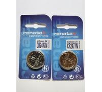 Renata CR2477N Lot de 2 piles bouton au lithium 3 V