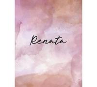 Renata: Dot Grid Notebook 8.5 X 11 For Graphing Pad, Design Book, Work Book, Planner, Dotted Notebook, Bullet Journal, Sketch Book, Math Book - V.487
