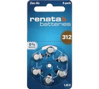 Renata H RGER Lot de 6 Piles ZA312