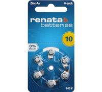 Renata Pile auditive PR70 (10A) Zinc-air 105 mAh 1,4 V – Lot de 6