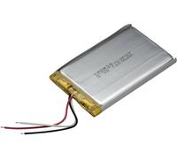 Renata ICP543759PMT Pile rechargeable spéciale prismatique avec câble LiPo 3.7 V 1320 mAh