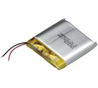 Accu LiPo (lithium-Polylmer) 28 x 25,5 x 6,4 mm ICP602823PA 3.7 V 350 mAh Renata
