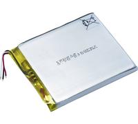 Renata ICP606168PRT Pile rechargeable spéciale prismatique avec câble LiPo 3.7 V 2800 mAh