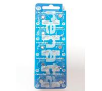 RENATA Lot de 10 Blisters de 1 Pile bouton oxyde argent X319 SR527SW