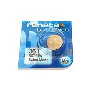 RENATA Lot de 10 Blisters de 1 Pile bouton oxyde argent X361 SR721W
