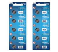 Renata Lot de 10 piles CR1225 au lithium 3 V