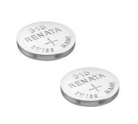 RENATA Lot de 2 Blisters de 1 Pile bouton oxyde argent X315 SR716SW