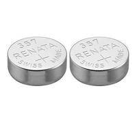 RENATA Lot de 2 Blisters de 1 Pile bouton oxyde argent X357 SR44W[306]