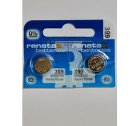 RENATA Lot de 2 Blisters de 1 Pile bouton oxyde argent X399 SR927W