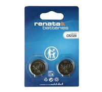 Renata Lot de 2 piles bouton au lithium CR2320 3 V - Précision suisse pour appareils de fitness, clés de voiture et électronique spéciale