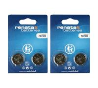 Renata Lot de 2 piles bouton CR2320 au lithium 3 V - Précision suisse pour appareils de fitness, clés de voiture et électronique spéciale