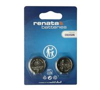 Renata Lot de 2 piles bouton CR2450N au lithium 3 V - Forme spéciale N - Précision suisse pour ordinateur de bord et maison intelligente