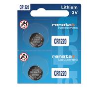 Renata Piles bouton CR1220 au lithium 3 V Lot de 2