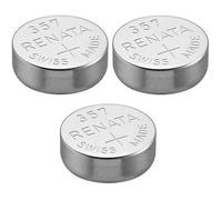 RENATA Lot de 3 Blisters de 1 Pile bouton oxyde argent X357 SR44W[365]