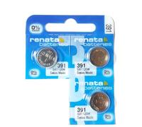 RENATA Lot de 3 Piles Bouton Silver Oxyde 391 / SR1120W 0% Mercure