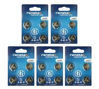 Renata Lot de 5 piles bouton au lithium CR2025 3 V - Précision suisse, puissance fiable pour tracker de fitness, clés de voiture et télécommandes - Lot de 5 x 4
