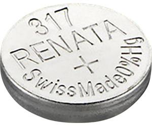 Renata Pile bouton 317 1.55 V 10.5 mAh oxyde d'argent