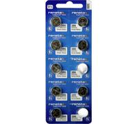 Renata Pile bouton 386 1.55 V 10 pc(s) 130 mAh oxyde d'argent 386 MP CE RENATA