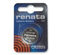 Renata - Pile Bouton CR 2025 MFR (- 1BL), - Cellules au lithium, bouton, 3 V