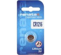 Renata Piles bouton CR1216 Lithium 3V Lot de 5