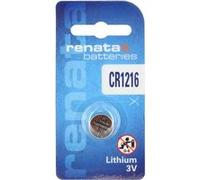 RENATA Lot de 5 Piles Bouton CR1216 Lithium 3V