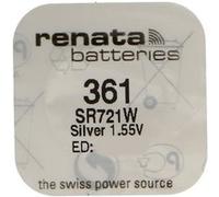 RENATA Pile bouton Silver Oxyde 361 / SR721W 0% mercure G