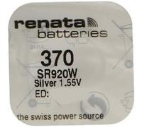 Renata Pile bouton Silver Oxyde 370 / SR920W – 0% mercure