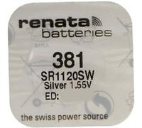 Renata Pile bouton Silver Oxyde 381 / SR1120SW 0% mercure G