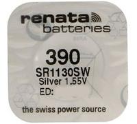 Renata Piles bouton Silver Oxyde 390 SR1130SW 0% Mercure – Lot de 3