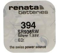 RENATA Lot de 10 Piles bouton Silver Oxyde 394 / SR936SW 0% mercure